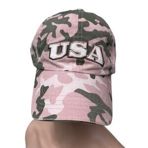 NWOT SONOMA Life-Style Camouflage Adjustable Cap Army USA Women One Size NWOT